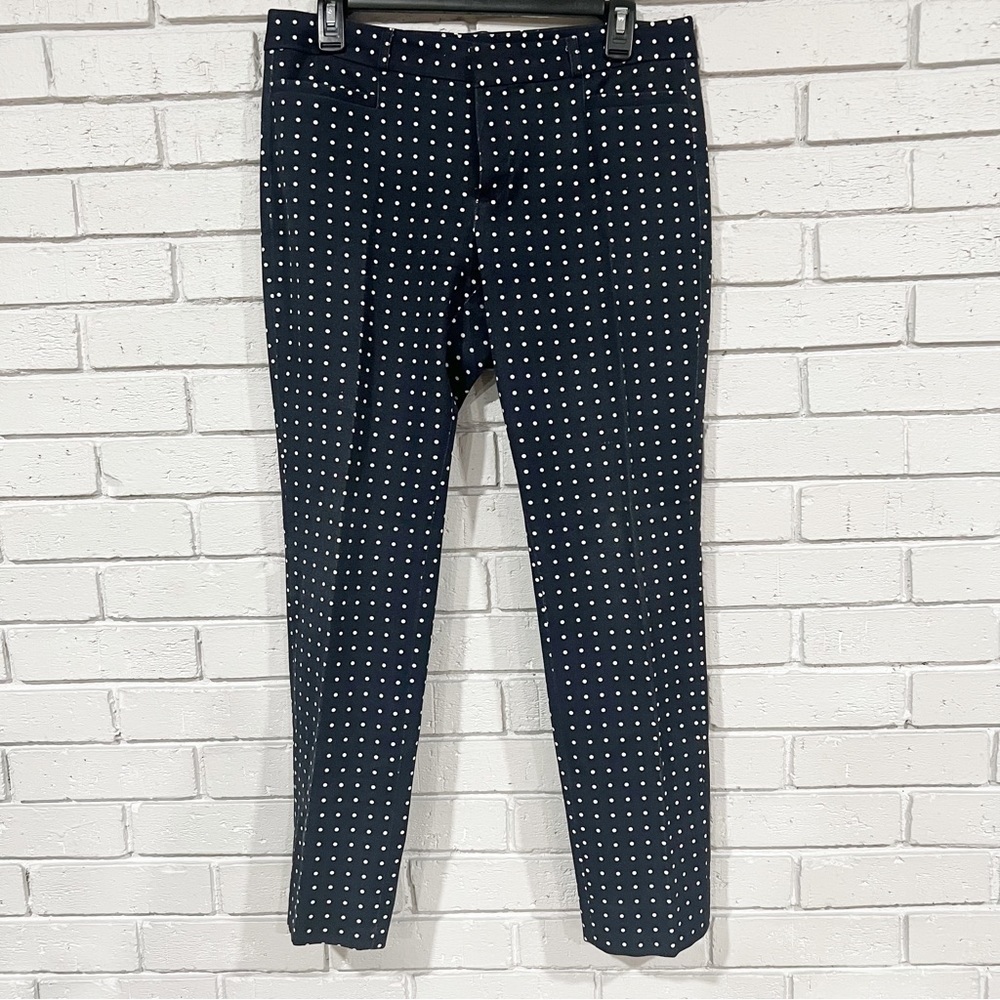 Banana‎ Republic Women’s Navy Polka Dot Pants